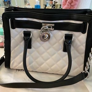 Michael Kors Quilted East West Hamilton Handbag
